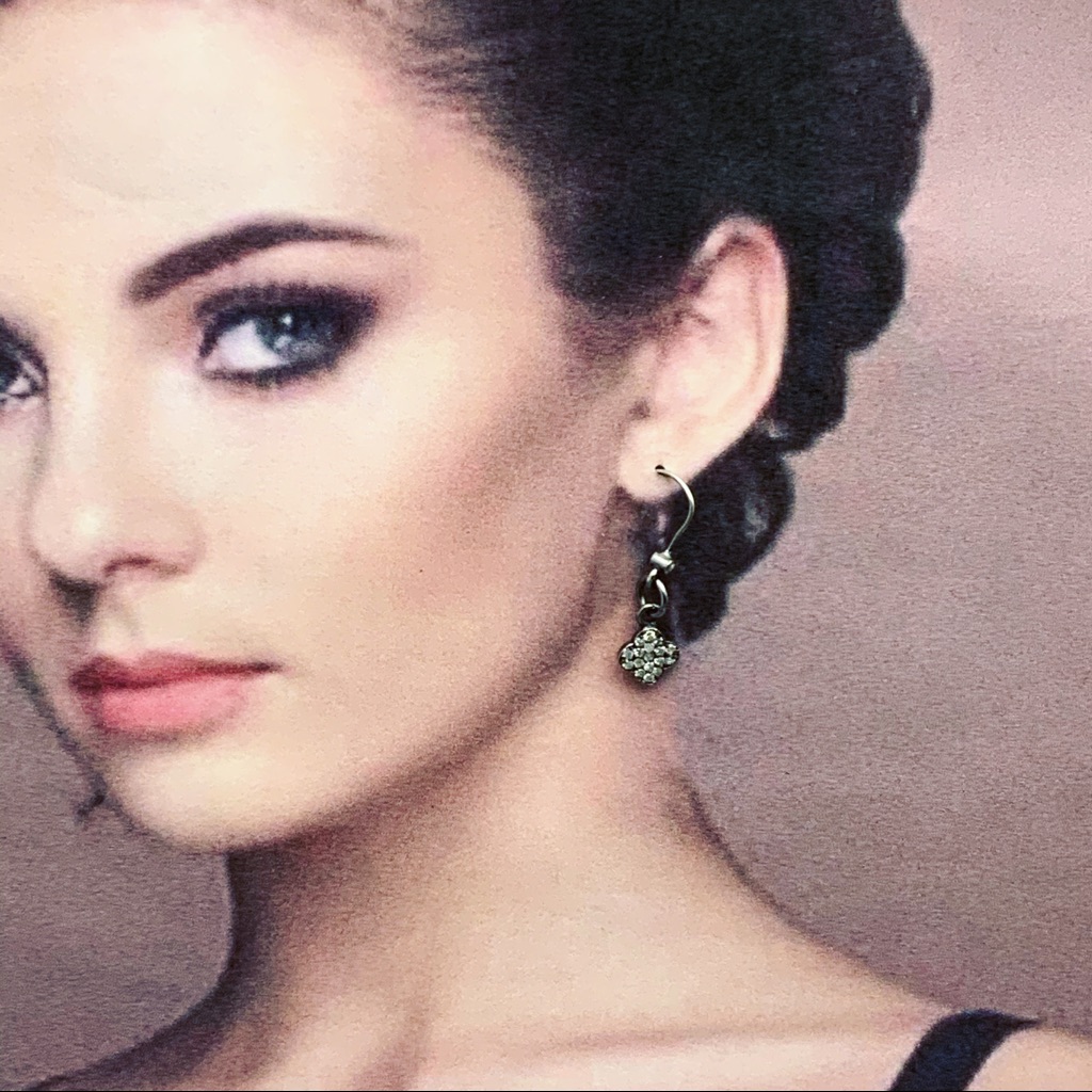 Delicate Diamond Earrings